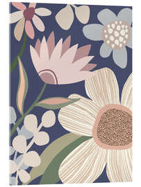 Acrylglasbild Moderne Blumendesigns - Lisa Nohren