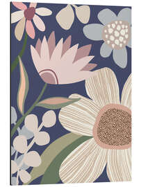 Alubild Moderne Blumendesigns - Lisa Nohren