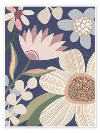 Wall print Modern floral designs - Lisa Nohren