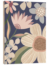 Cuadro de madera Modern floral designs - Lisa Nohren
