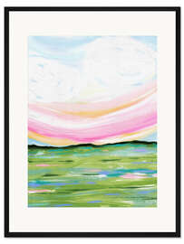 Gerahmter Kunstdruck Landschaft I