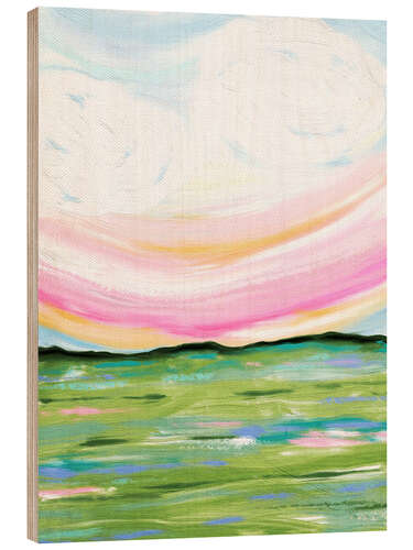 Holzbild Landschaft I