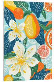 Magnettafel Tropische Früchte und Lilien Feuerwerk