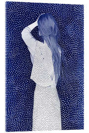Quadro em acrílico Polka Dot Blues - Frank Daske