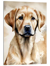 Gallery Print Kleiner goldener Retriever