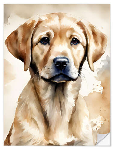 Sisustustarra Small golden retriever