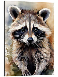 Aluminiumsbilde Little raccoon