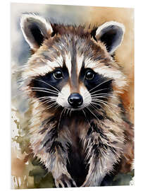 PVC-taulu Little raccoon