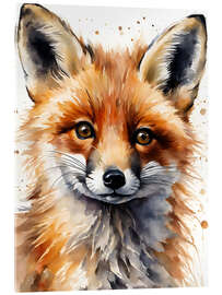 Quadro em acrílico Little Fox