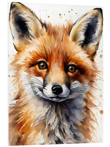 Foam board print Little Fox