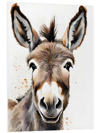 Foam board print Donkey - Ohkimiko