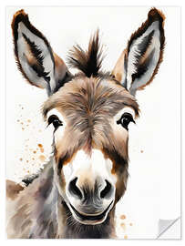 Sticker mural Donkey - Ohkimiko