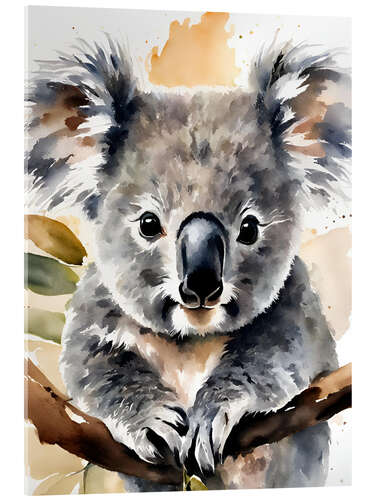 Tableau en verre acrylique Small koala bear