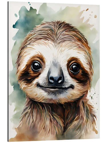 Aluminiumsbilde Little sloth