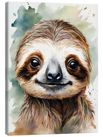 Stampa su tela Little sloth