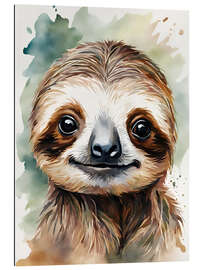 Cuadro de plexi-alu Little sloth