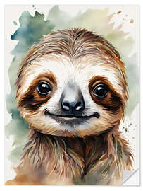 Vinilo para la pared Little sloth