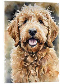 Akrylbilde Little Golden Doodle - Ohkimiko