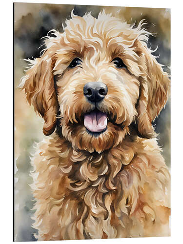 Quadro em alumínio Little Golden Doodle