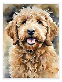 Wall print Little Golden Doodle - Ohkimiko