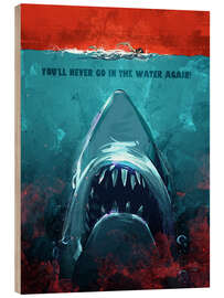 Holzbild Jaws - Nikita Abakumov