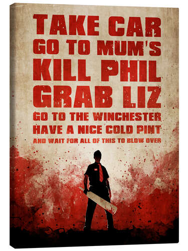 Canvas print Shaun Of The Dead