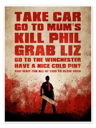 Póster Shaun Of The Dead