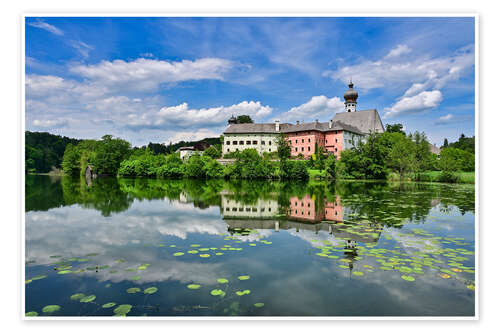 Poster Kloster Höglwörth, Bayern, Deutschland