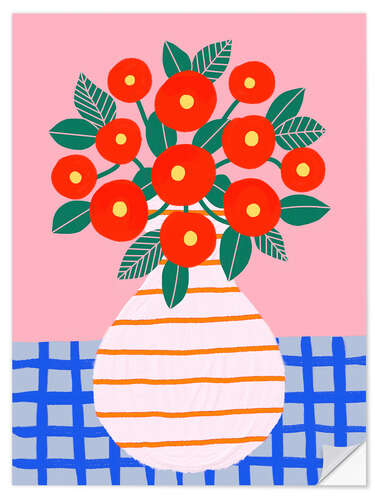 Wall sticker Summer poppies