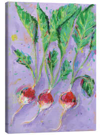 Stampa su tela Radishes - Dawn Underwood