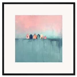 Gerahmter Kunstdruck Heitere Einfachheit - DejaReve