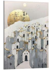 Tableau en aluminium Golden Hues