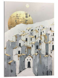 Tableau en plexi-alu Golden Hues