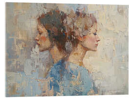 Acrylglasbild Sisters