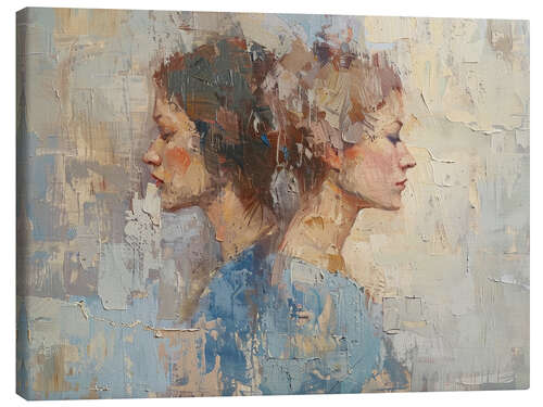 Canvas print Sisters