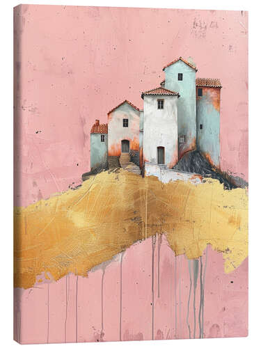 Canvas print Golden Village