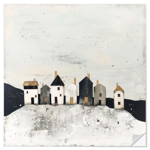 Muursticker Muted Morning