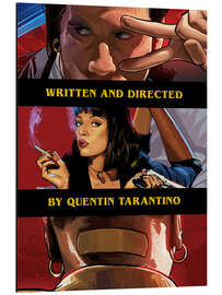 Aluminiumsbilde Pulp Fiction Collage