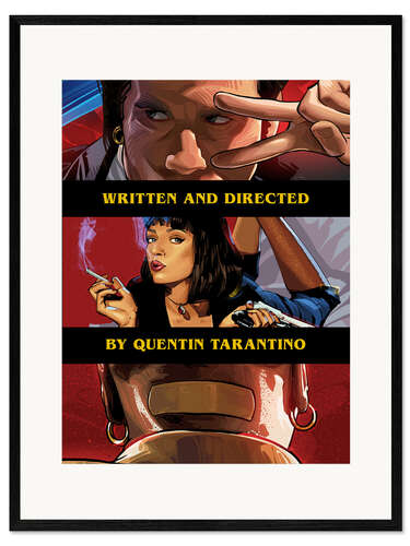 Framed art print Pulp Fiction Collage