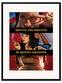 Innrammet kunsttrykk Pulp Fiction Collage