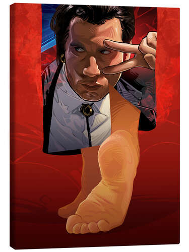 Tableau sur toile Pulp Fiction - Mia's Feet