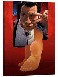 Canvas print Pulp Fiction - Mia's Feet