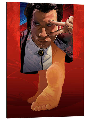 Cuadro de plexi-alu Pulp Fiction - Mia's Feet