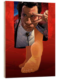 Puutaulu Pulp Fiction - Mia's Feet