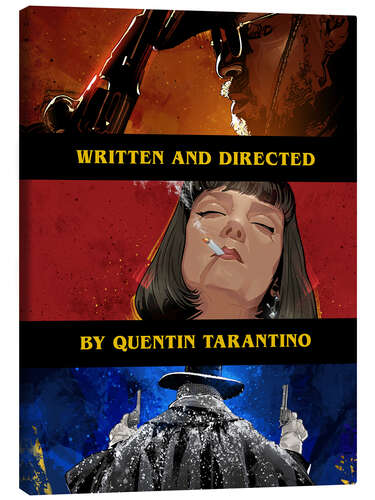 Canvas-taulu Django - Pulp Fiction - Hateful 8