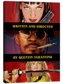 Canvastavla Pulp Fiction - Django - Kill Bill