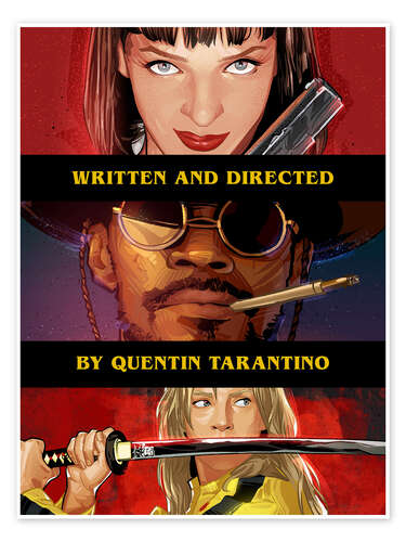 Poster Pulp Fiction - Django - Kill Bill