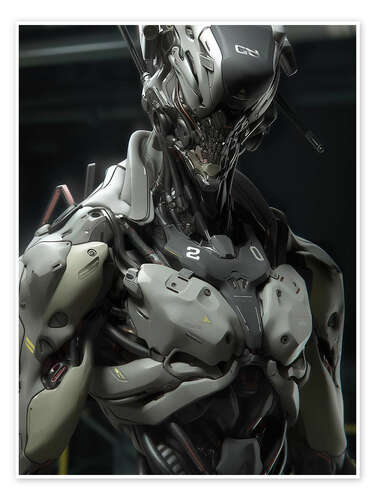 Poster Mecha Cyborg