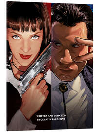 Acrylic print Pulp Fiction Duo