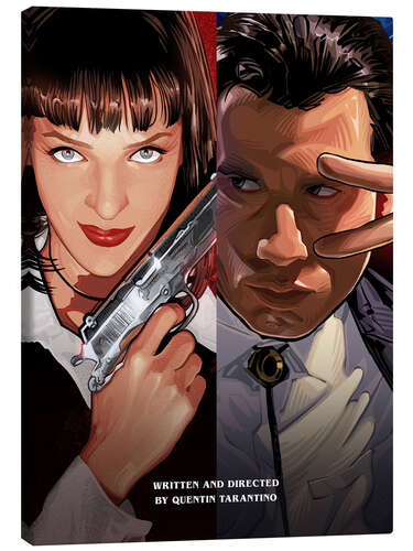 Canvas print Pulp Fiction Duo